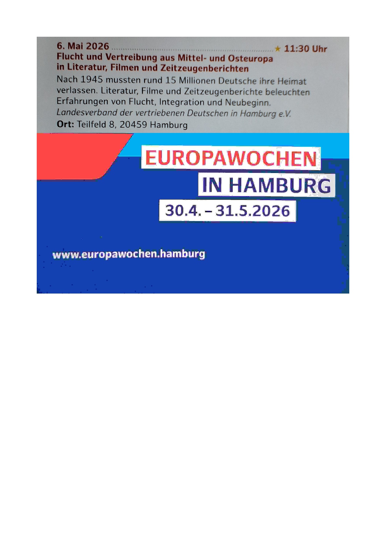 Veranstaltung im HdH